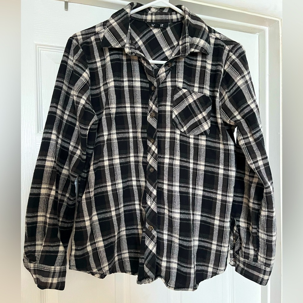 Button-Down Flannel Shirt